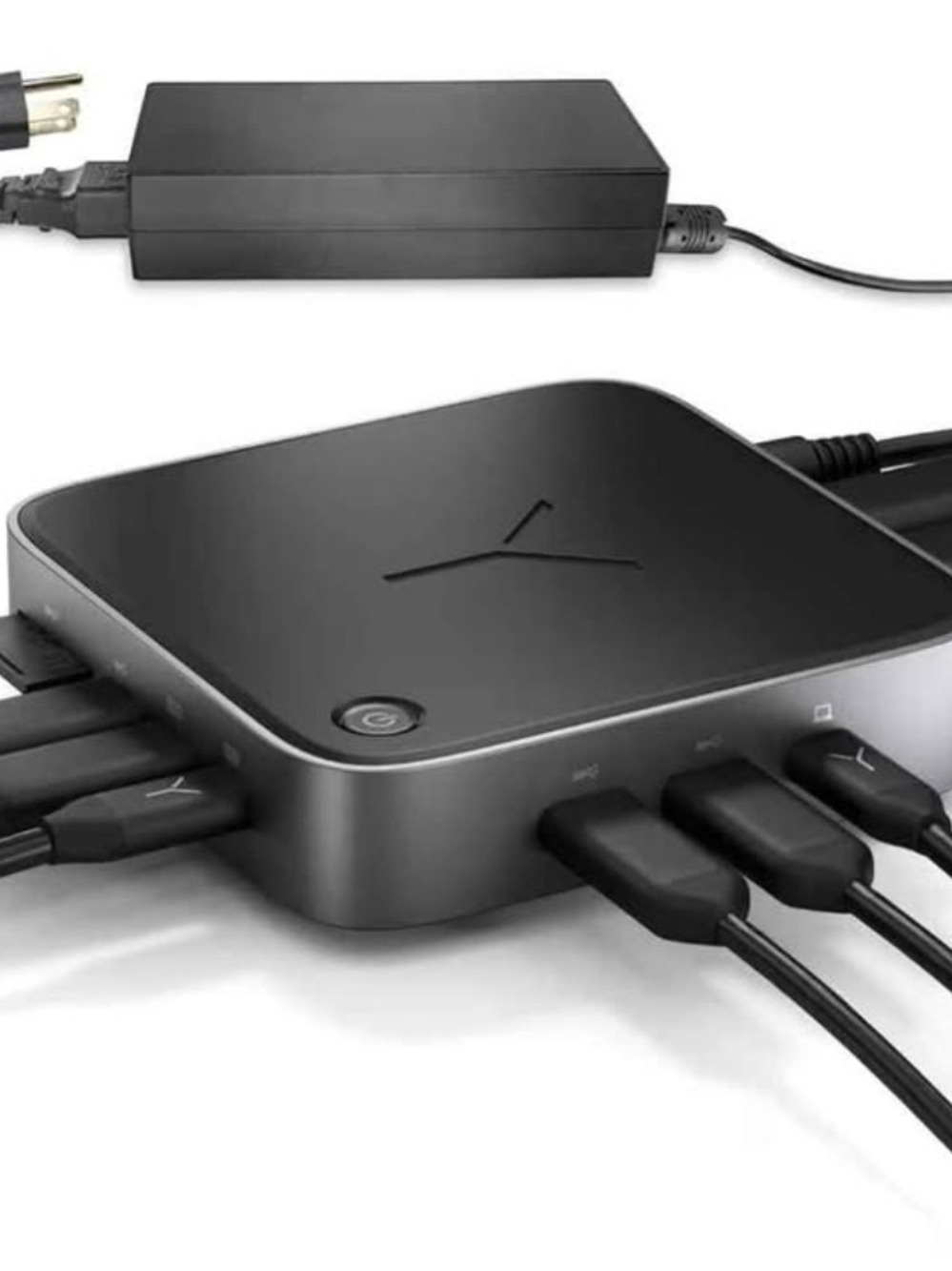 Brydge Stone CORE Powered Charging Docking Station – 10 Ports, 100W PD, Dual Mon